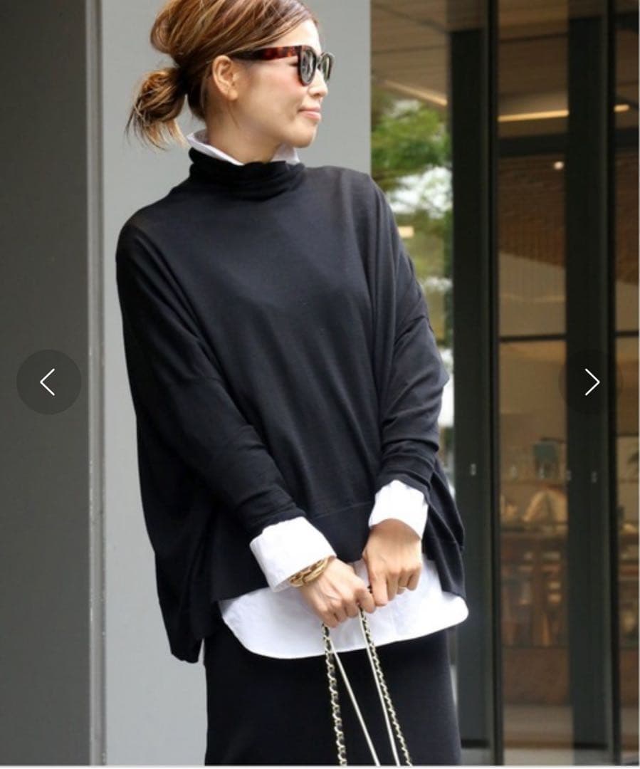 【新品タグ付き】ドゥーズィエムクラス MILLENNIUM タートルネックワイド