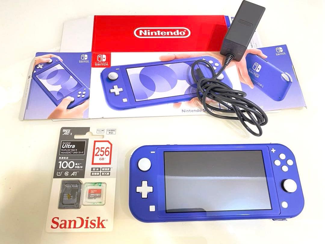 Nintendo Switch Lite 256GB microSDカード付属