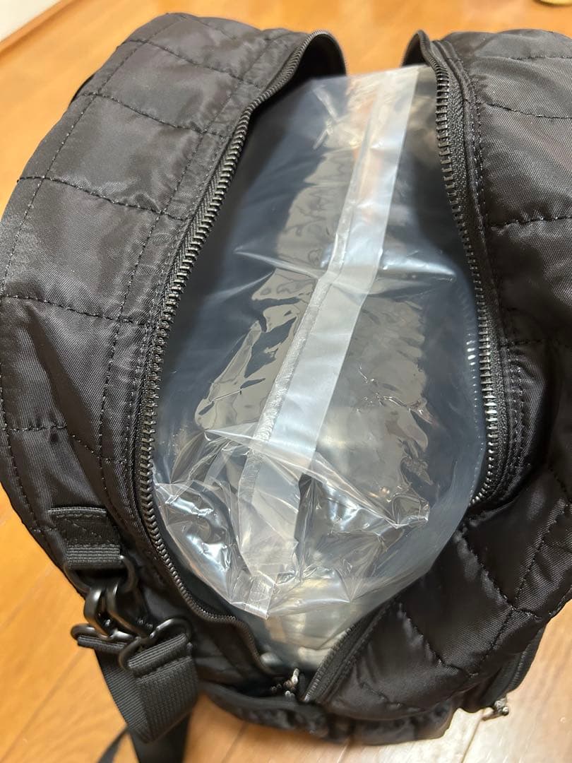 ALENCYアレンシー ブラック キルティングリュックマザーズバッグ