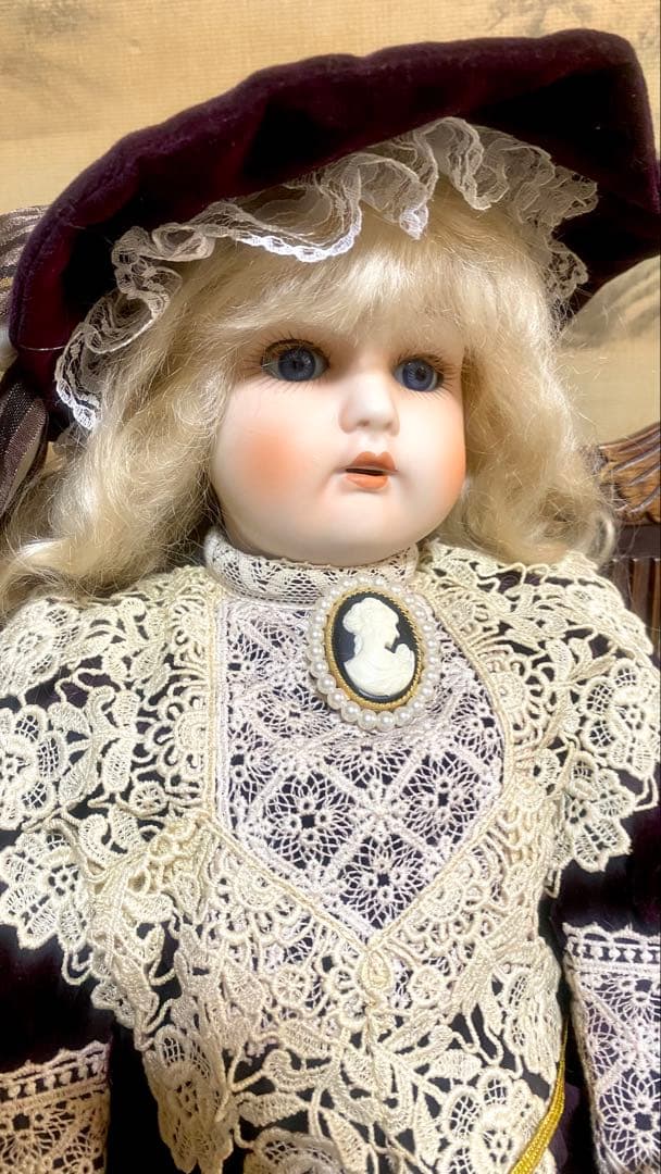 【ビスクドール】コンポジション アンティークドール