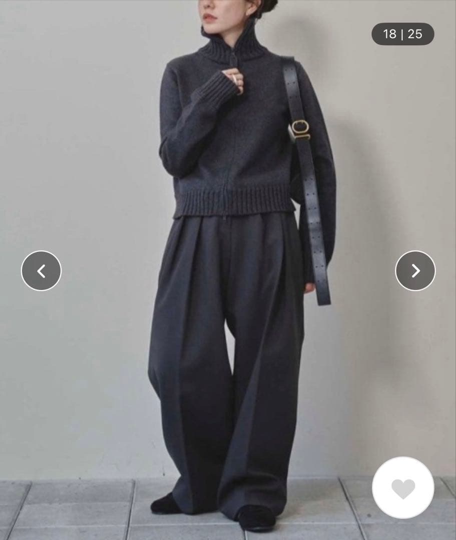 todayful★Compact Zip Knit