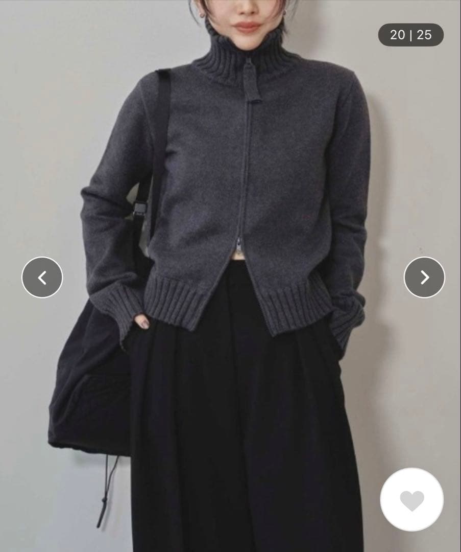 todayful★Compact Zip Knit