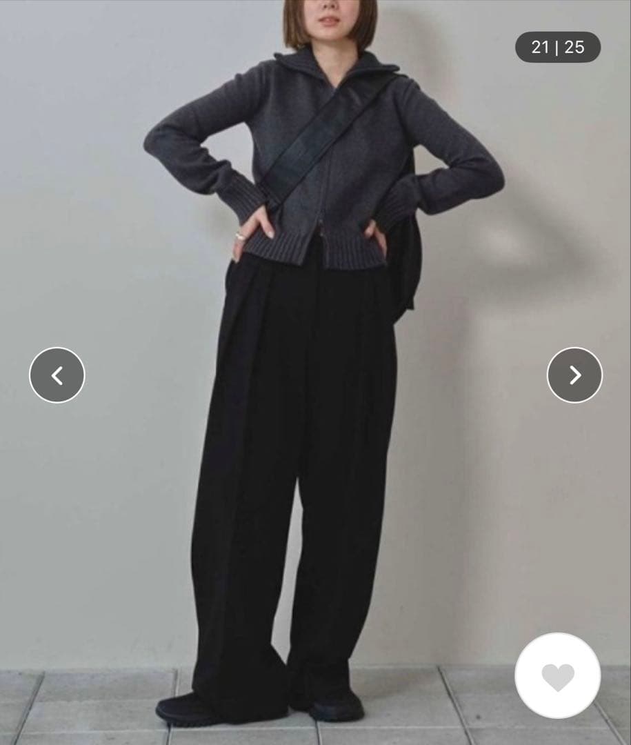 todayful★Compact Zip Knit