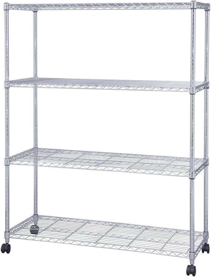 アイリス メタルラック 本体 スチールラック 幅120 4段 SE-1215