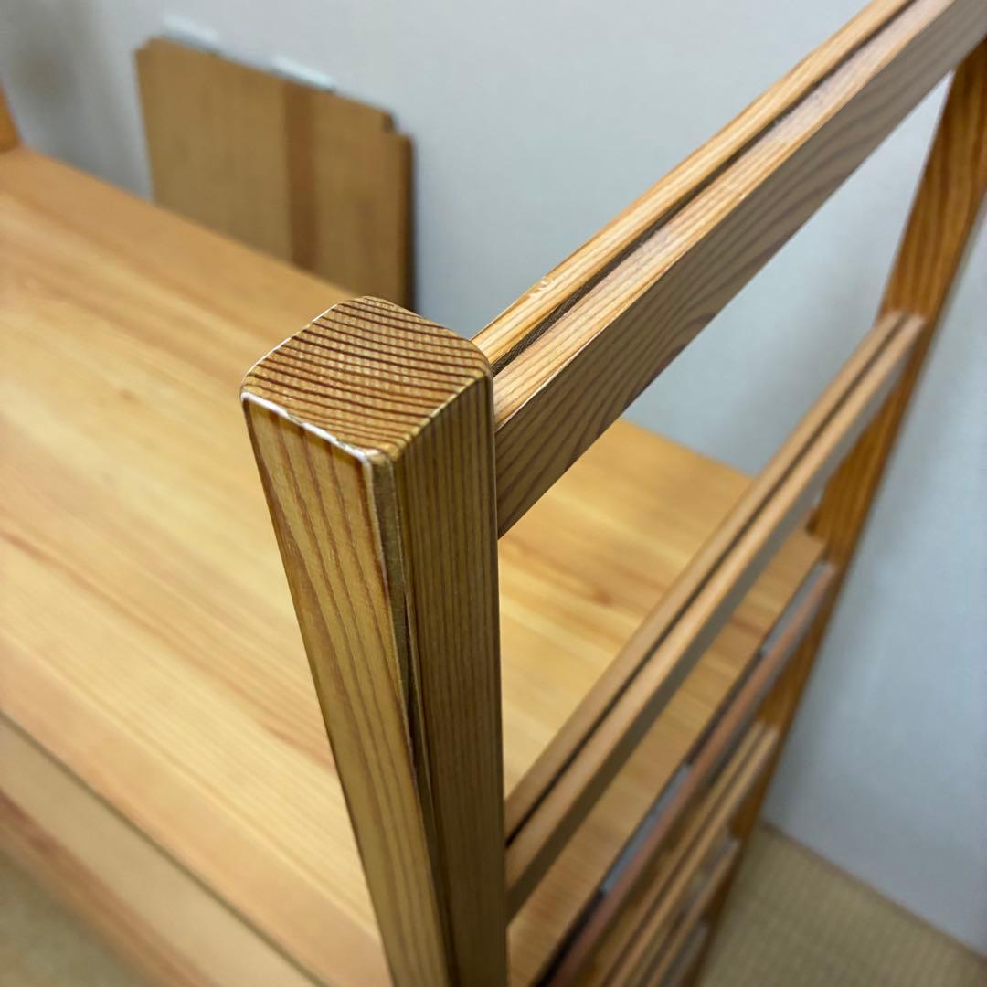 無印良品 パイン材 ユニットシェルフ　棚板5枚 120 MUJI