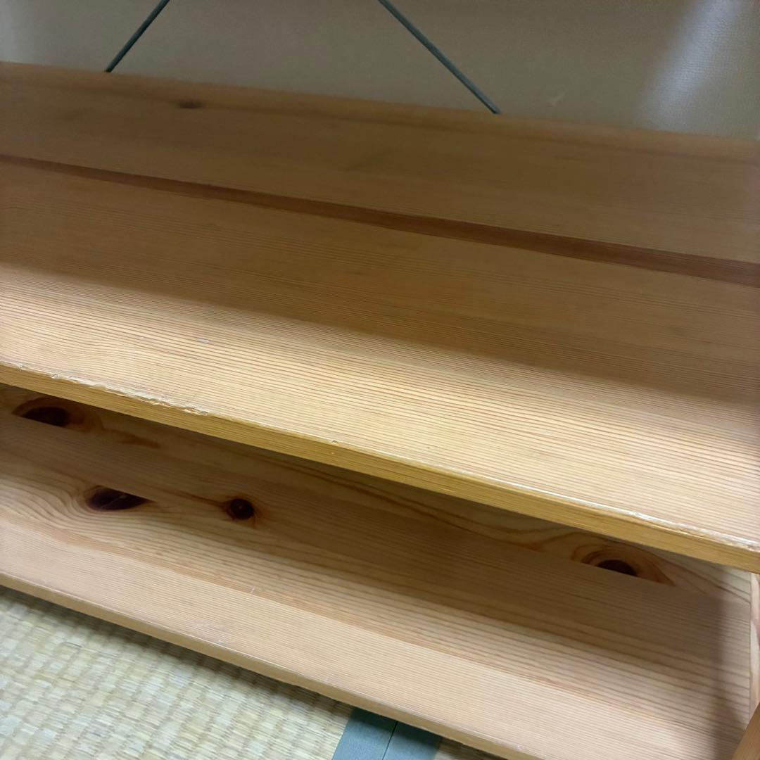 無印良品 パイン材 ユニットシェルフ　棚板5枚 120 MUJI