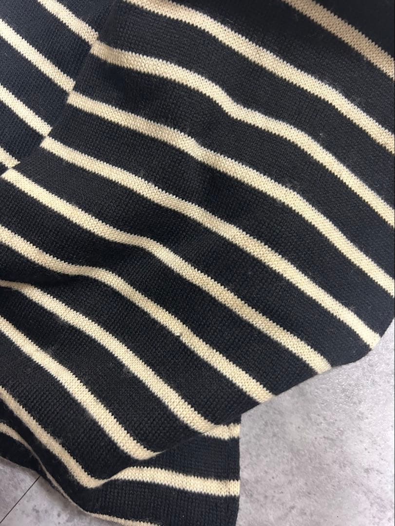 Dior Homme AW06 ボーダー　ウール　ストール　マフラー