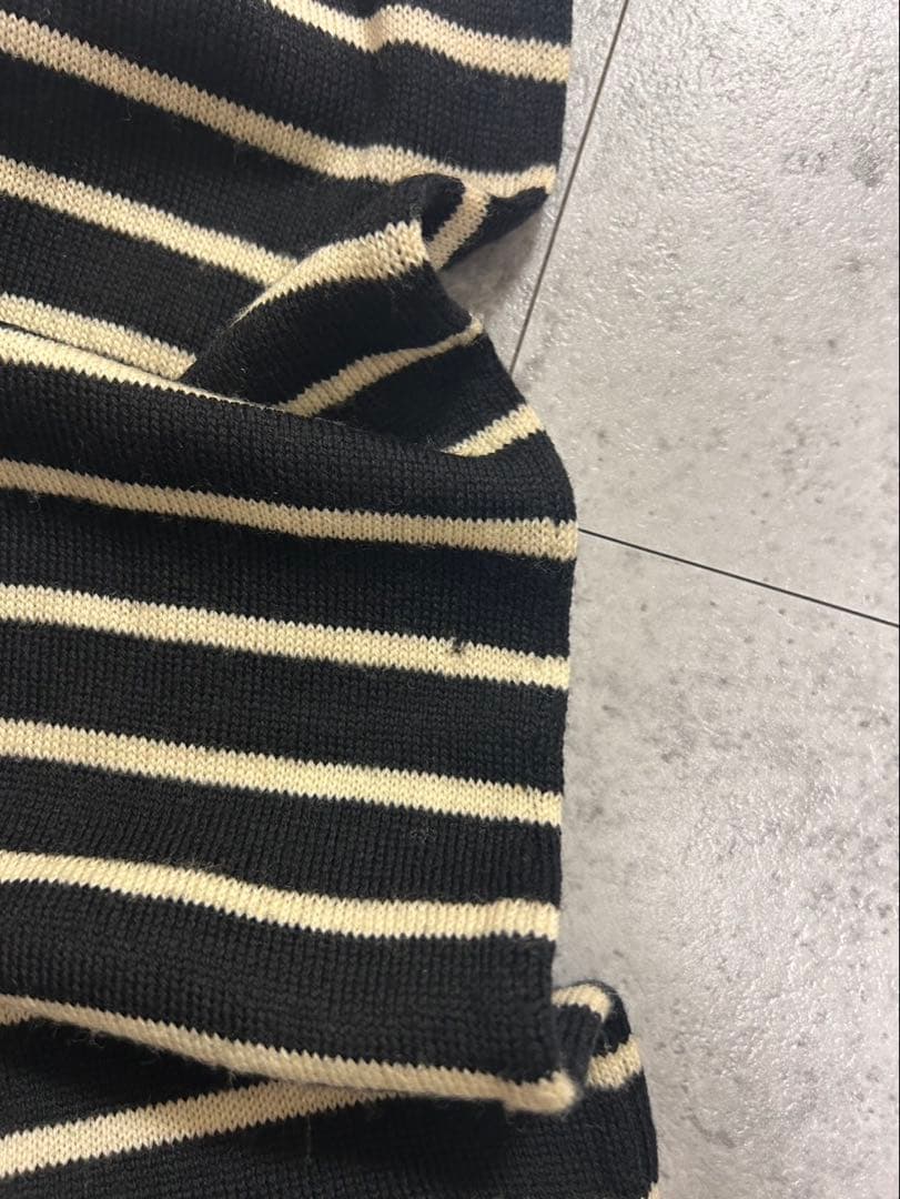 Dior Homme AW06 ボーダー　ウール　ストール　マフラー