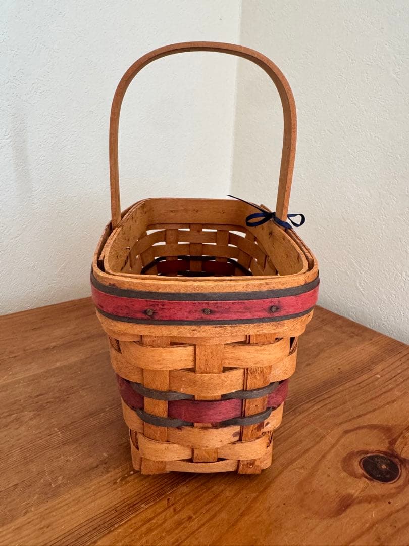 【希少】Longaberger 1994 キャンドルバスケット ライナー付