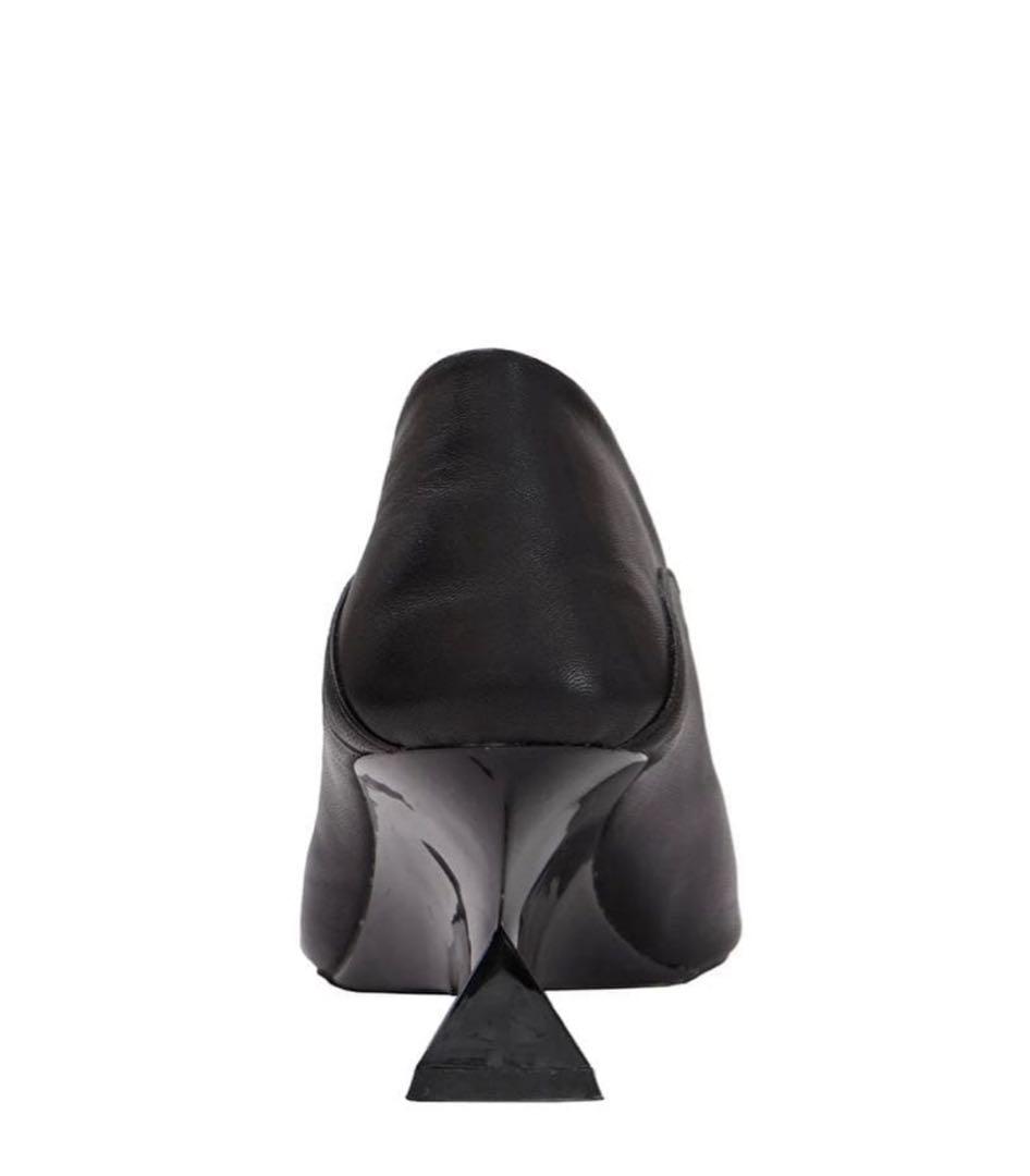 AMERI CONSTRUCTIVE HEEL BABOUCHE M アメリ