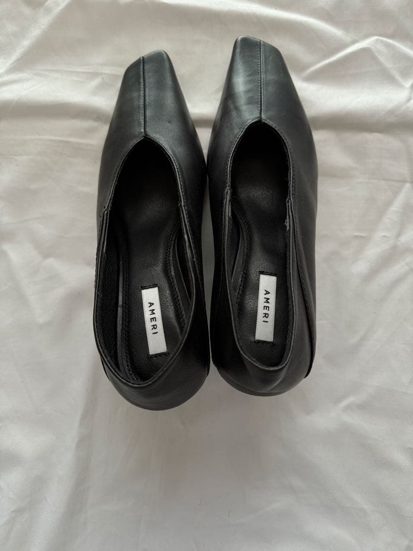 AMERI CONSTRUCTIVE HEEL BABOUCHE M アメリ