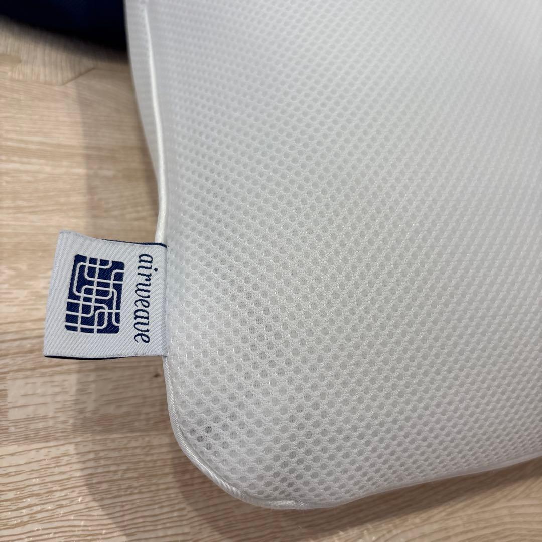 【美品】airweave エアウィーヴ　ピロー　S-LINE 収納バッグ付き