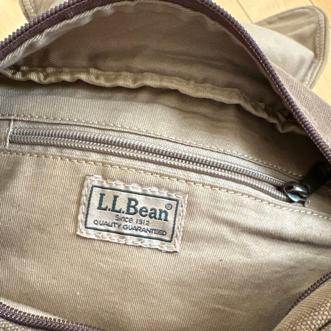 llbean メッセンジャーバッグ　レザー　キャンパス　ハンティングバッグ