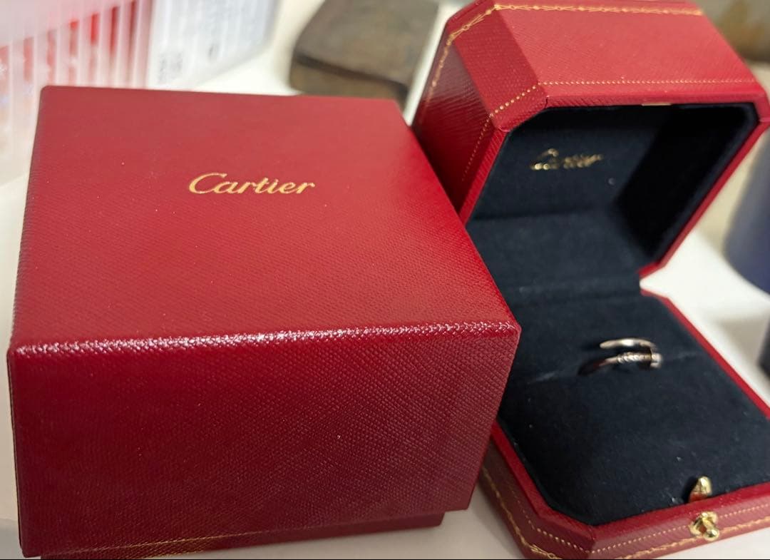 カルティエ　Cartier ジュストアンクル リング SM k18wg 47