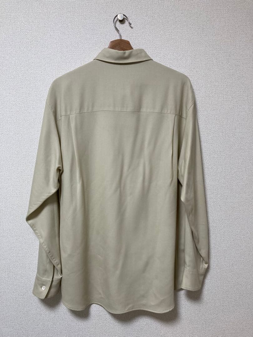 トップス AURALEE SUPER LIGHT WOOL SHIRT