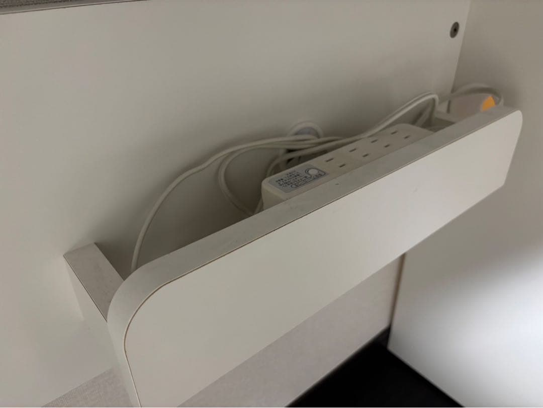 ホワイトパソコンデスク 100cm