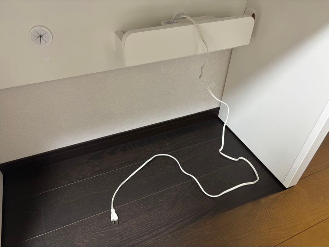 ホワイトパソコンデスク 100cm