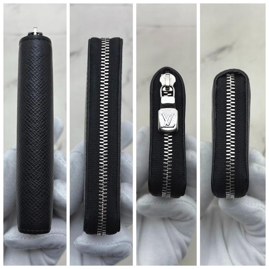 【極美品・IC搭載】ルイヴィトン　タイガ　ジッピーパース　ノワール