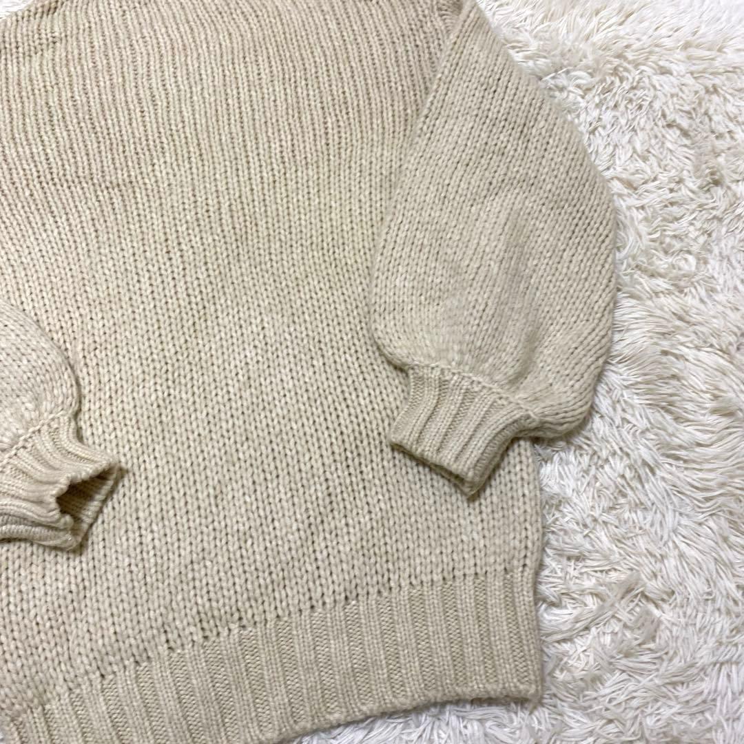 ロシャス　タートルネック　ニット　セーター　ウール　ハイネック　オーバーサイズ