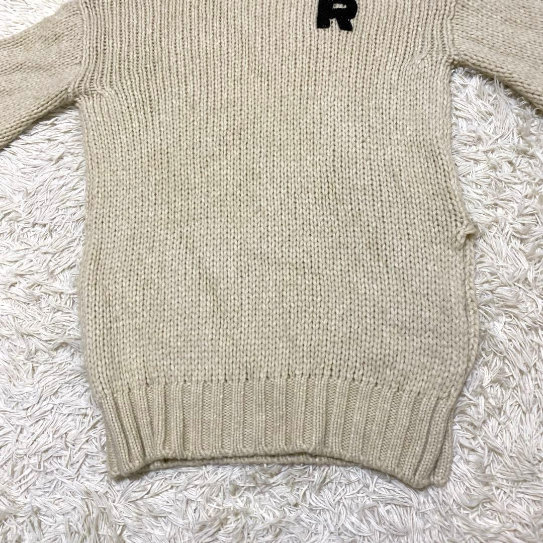 ロシャス　タートルネック　ニット　セーター　ウール　ハイネック　オーバーサイズ