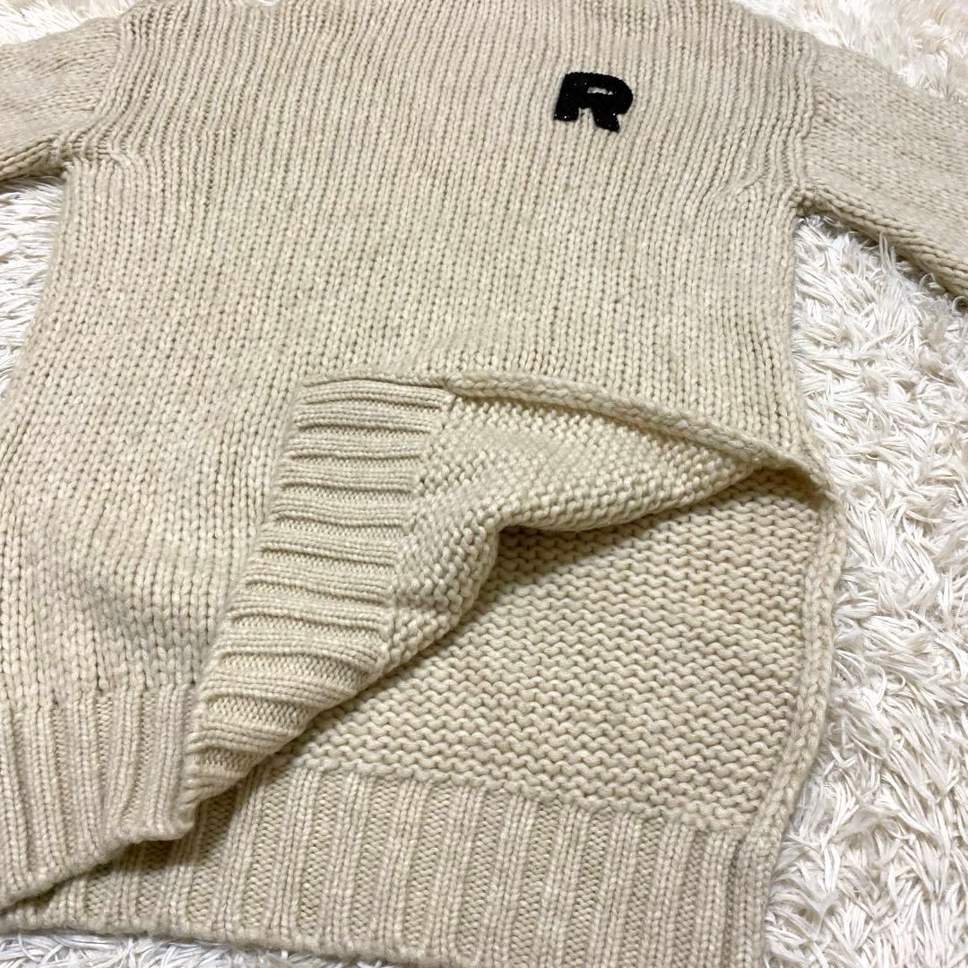 ロシャス　タートルネック　ニット　セーター　ウール　ハイネック　オーバーサイズ