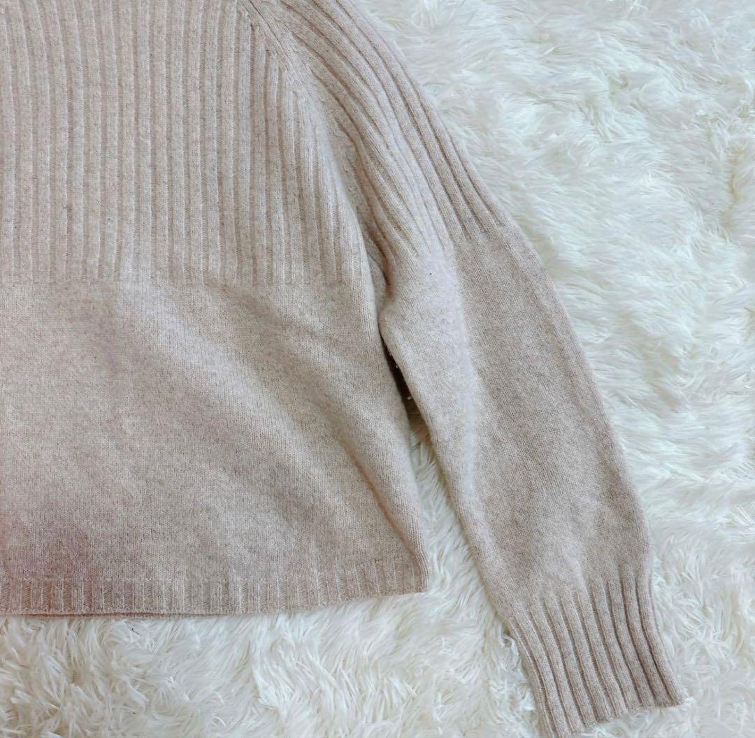 美品✨セオリーリュクス 23年モデル カシミヤ ニット ボトルネック グレージュ