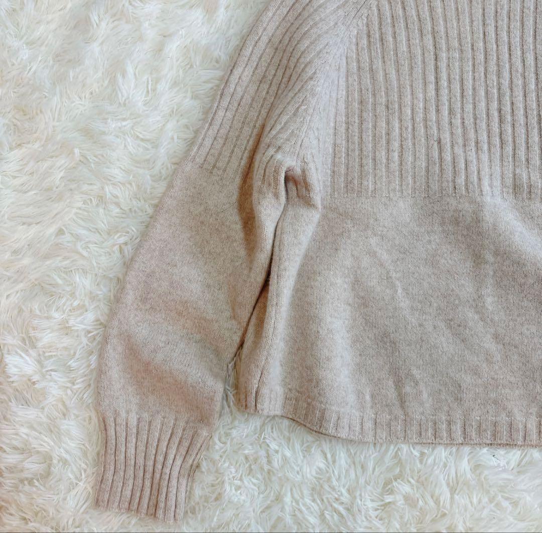 美品✨セオリーリュクス 23年モデル カシミヤ ニット ボトルネック グレージュ