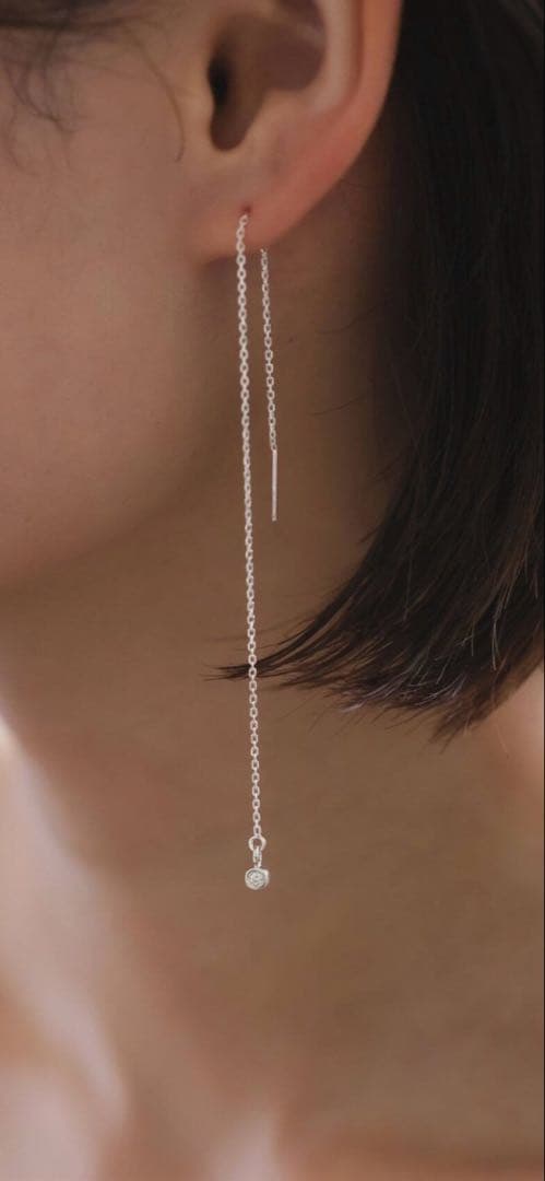 Unique/ユニーク 別注ダイヤモンドチェーンピアス