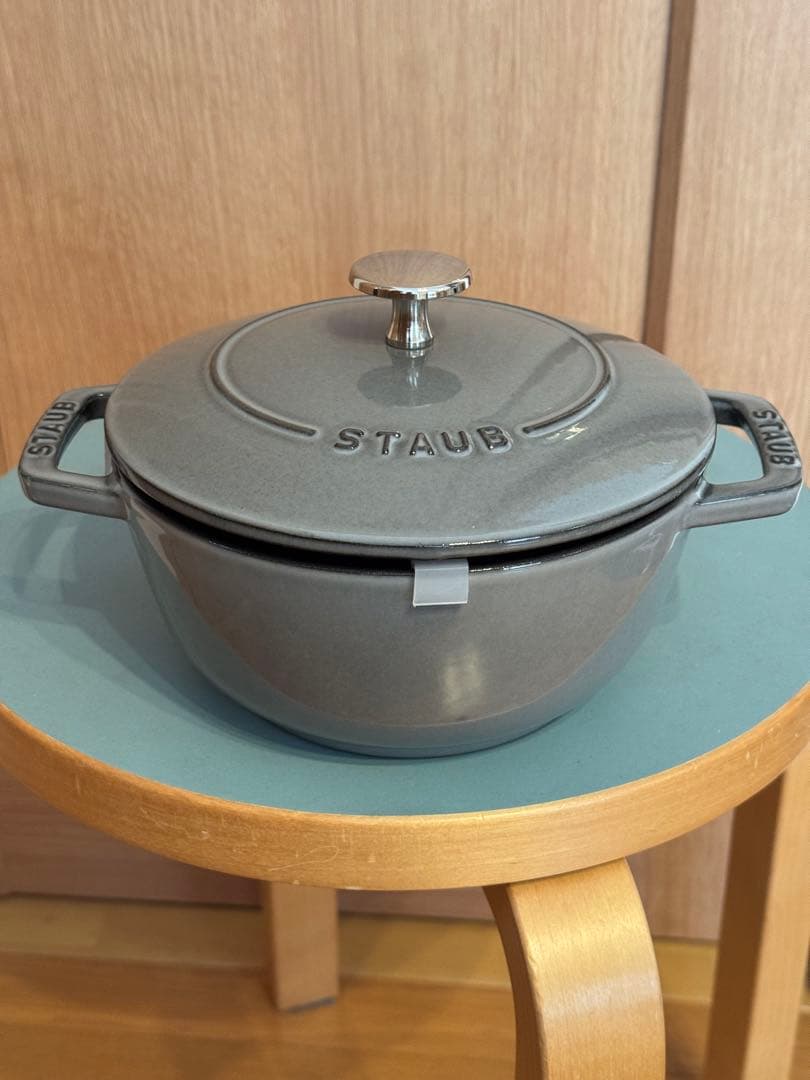 STAUB Wa-NABE・フレンチオーブン 18 cm, 鋳鉄　グレー