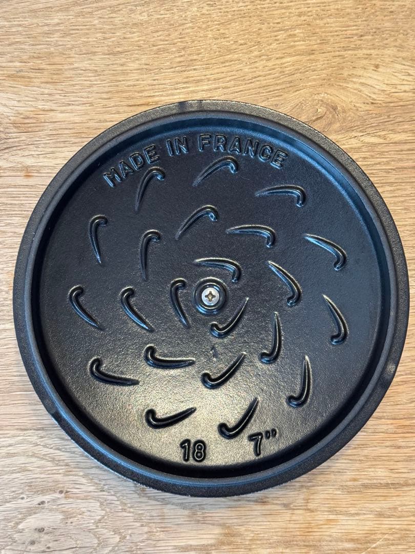 STAUB Wa-NABE・フレンチオーブン 18 cm, 鋳鉄　グレー