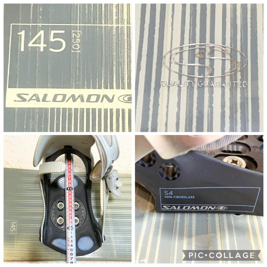 SALOMON スノーボード　2点セット　サロモン　板　ビンディング　145cm