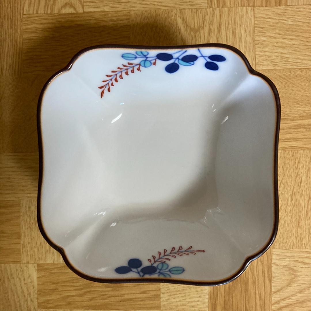 辻精磁社　萩文染付　小鉢　十四代辻常陸作　宮内庁御用達　9客セット