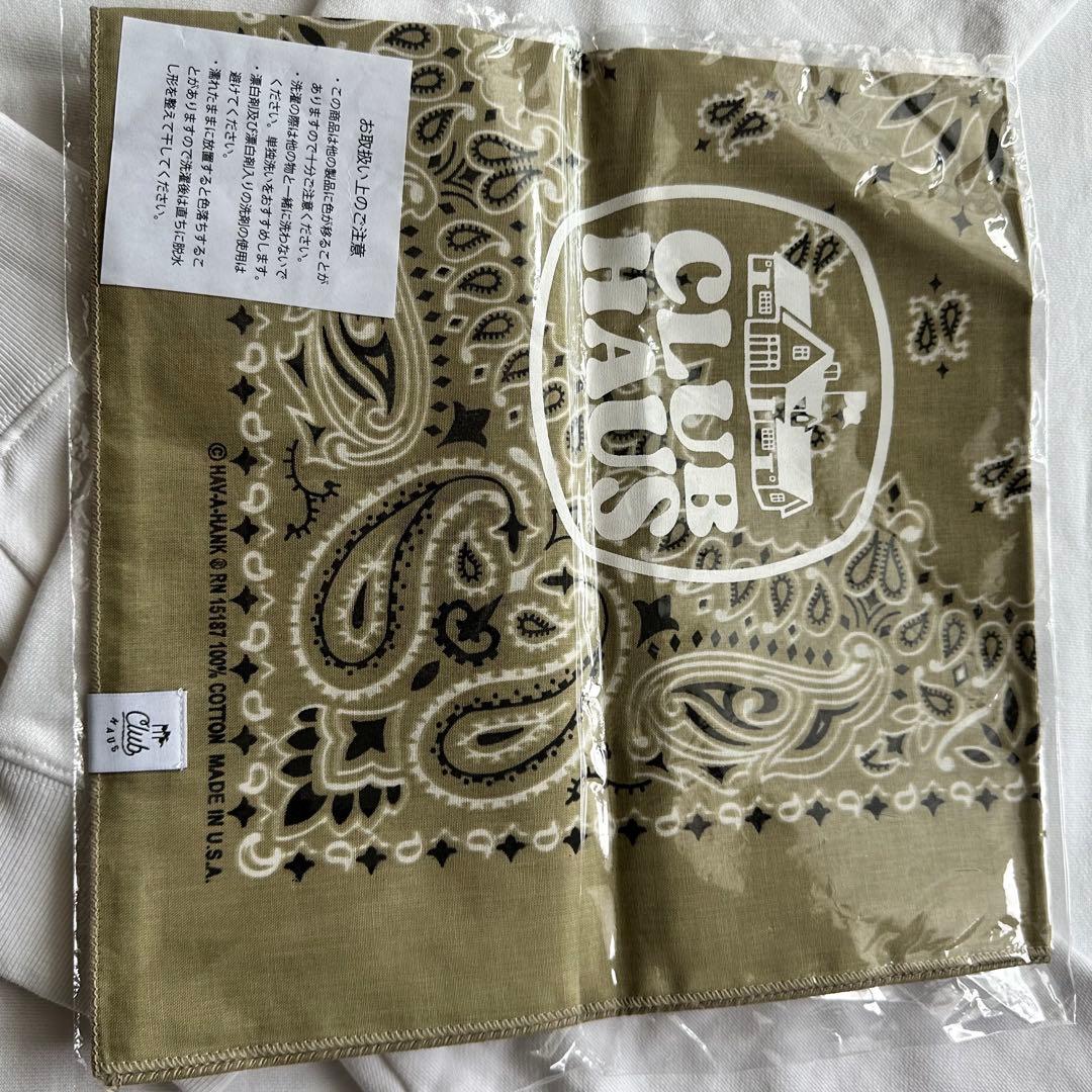 Malbon クラブハウスコラボトレーナーバンダナ付き