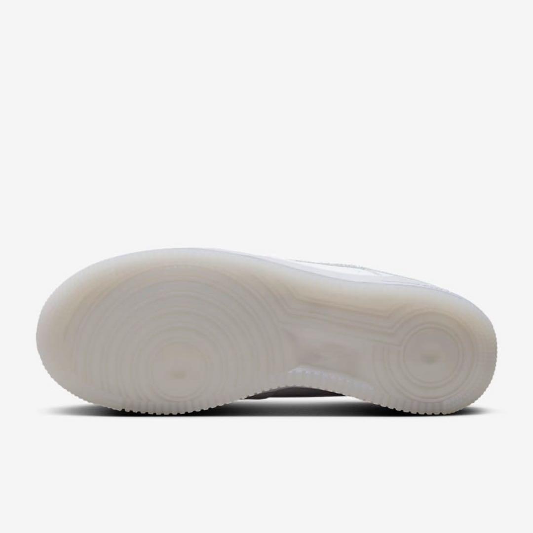 【新品27cm相当】NIKE｜W エアフォース１’07｜ホワイト/シルバー