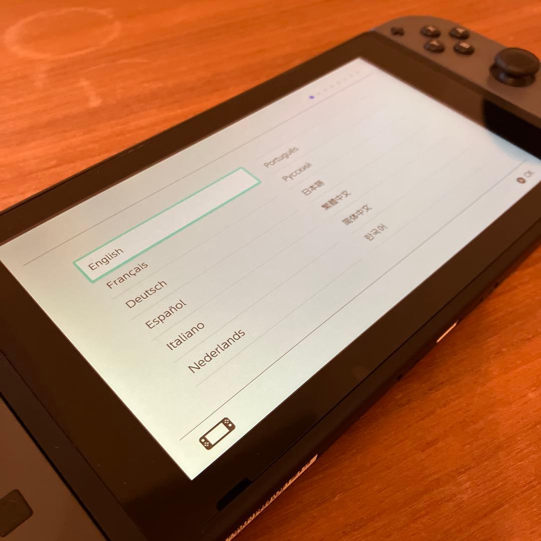 【中古】ニンテンドーSwitch 本体 HAC-001 初代 箱付き グレー