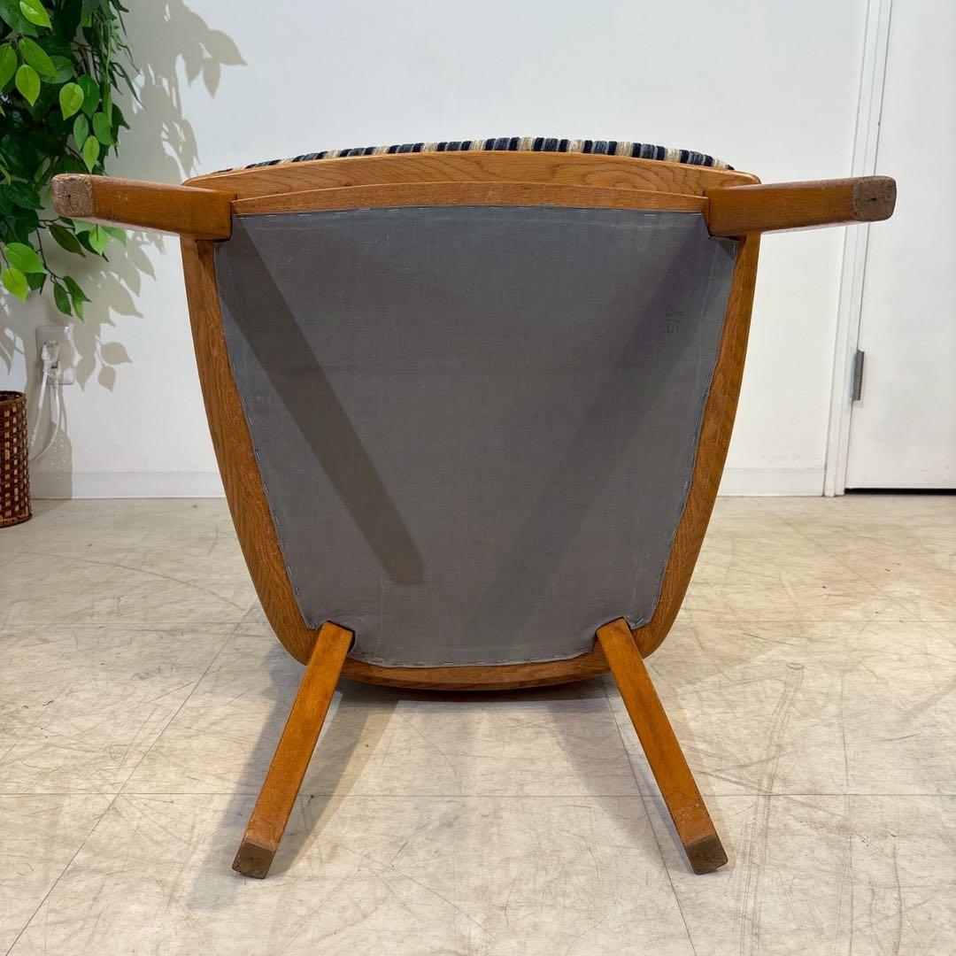 ラウンジチェア　アームレス　ミッドセンチュリー　北欧ヴィンテージ 2/2