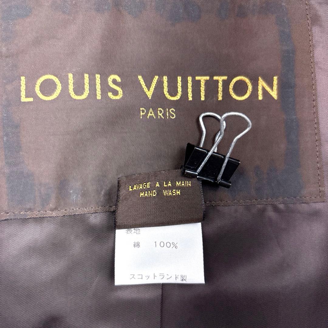 ルイヴィトン トレンチコート ゴム引きコート マッキントッシュ S モノグラム