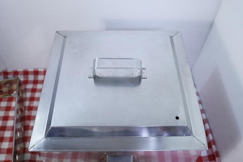 業務用 ステンレススチール 3段蒸し器 角蒸し器 40×40cm 底板取り外し可