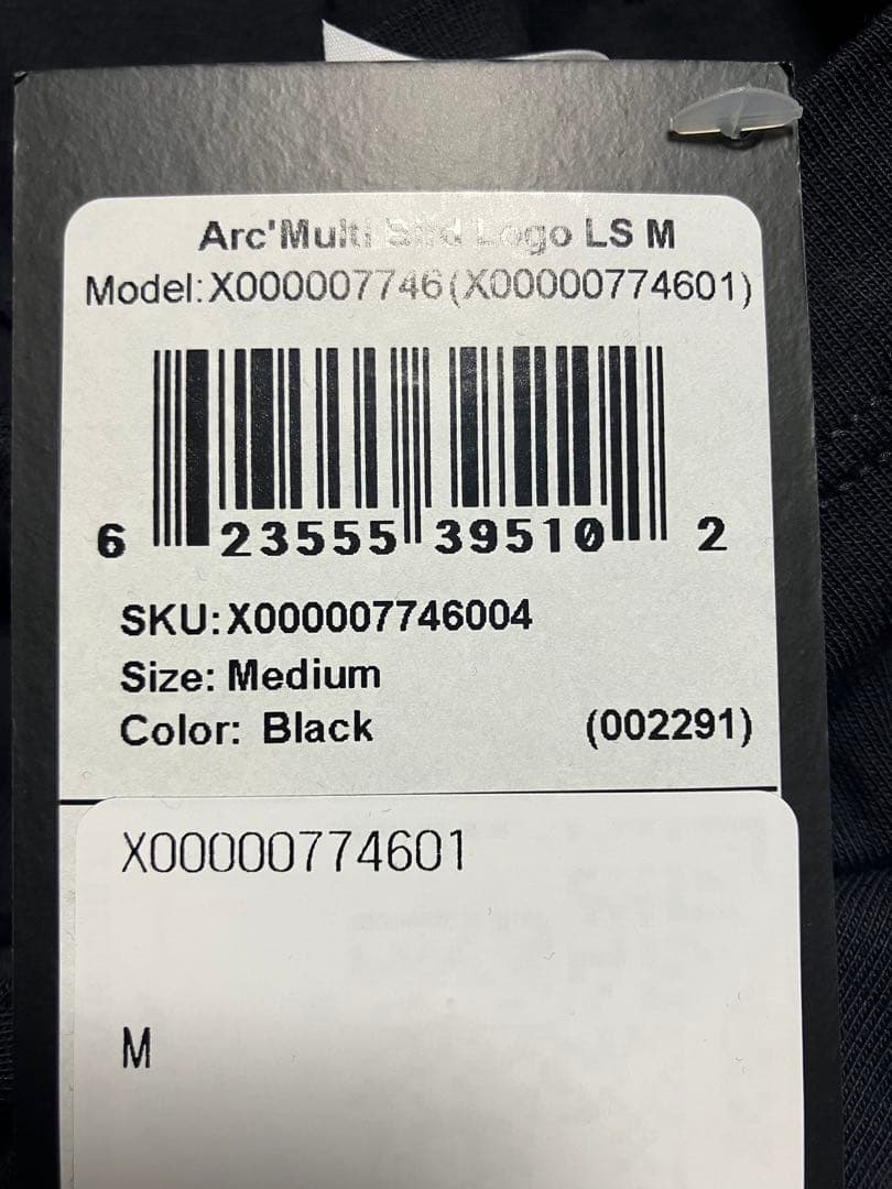 【Mサイズ】ARC’TERYX ／Arc’Multi Bird Logo LS