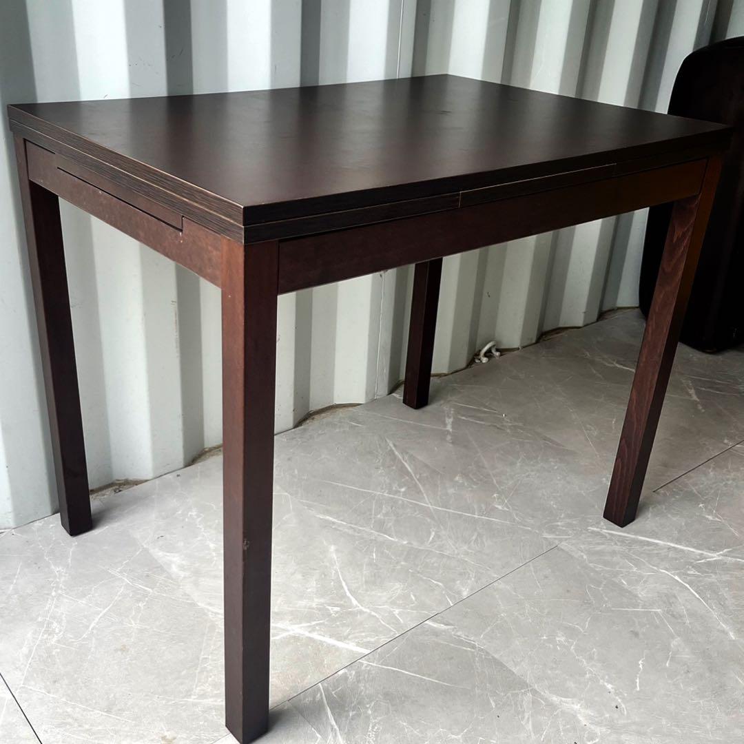 取付無料！カリガリス イタリア 天然木伸長式ダイニングテーブル✨