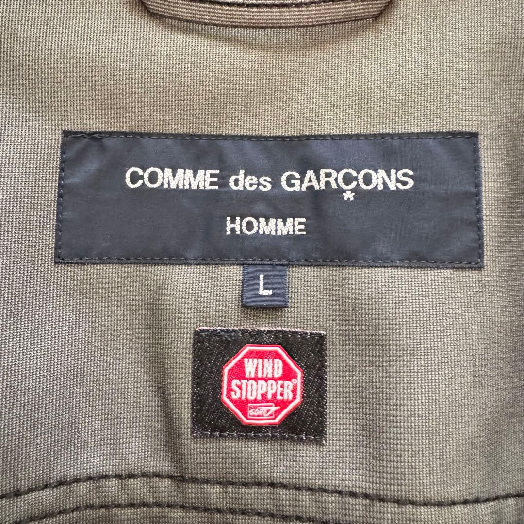 コムデギャルソンオム　AD2010　マウンテンパーカー　黒　フード　L　ウール