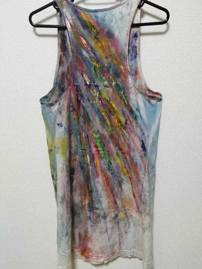 【未使用】LGB タンクトップ　ペイント　１点物　限定品