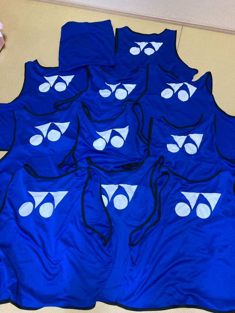 YONEX ヨネックス　ブルービブス青 10枚セット　サッカー　フットサル