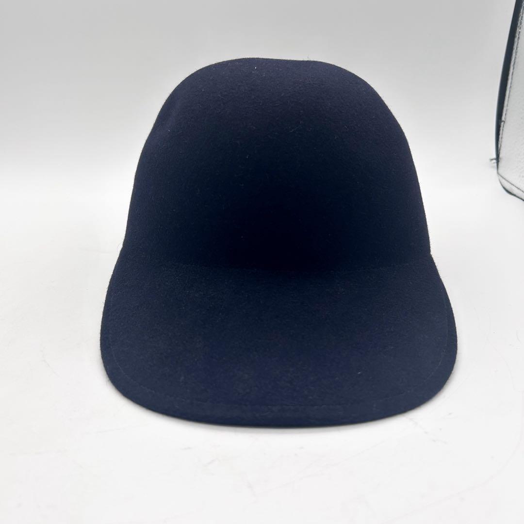 未使用タグ付き希少✨KIJIMA TAKAYUKI キャップ F ネイビー