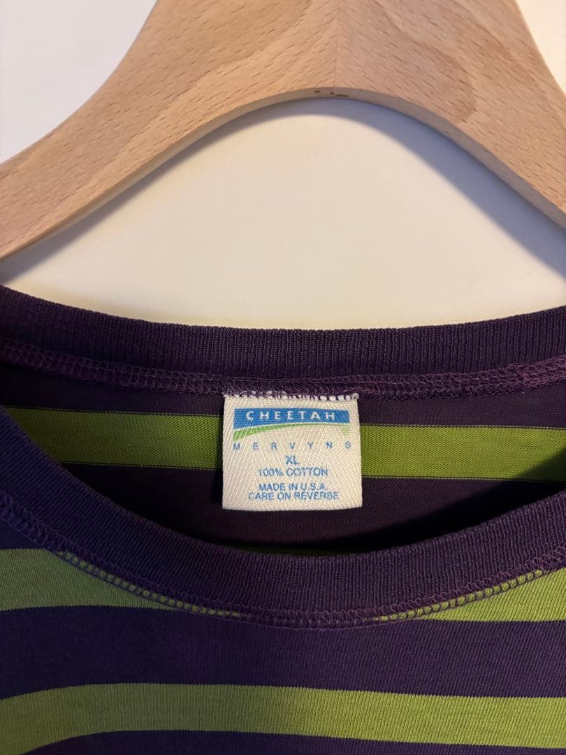 ビンテージ Cheetah mervyns ロング Tシャツ XL USA製