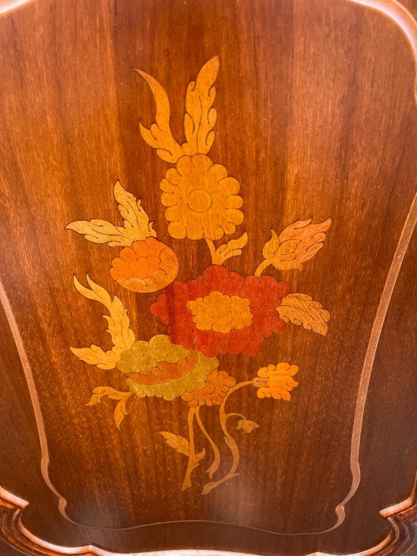 イタリア製 輸入家具 サイドボード リビングボード 象嵌 アンティーク風