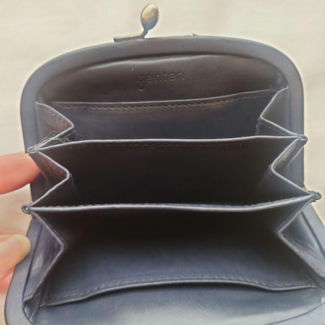 genten パイソン 限定 がま口 財布 蛇革