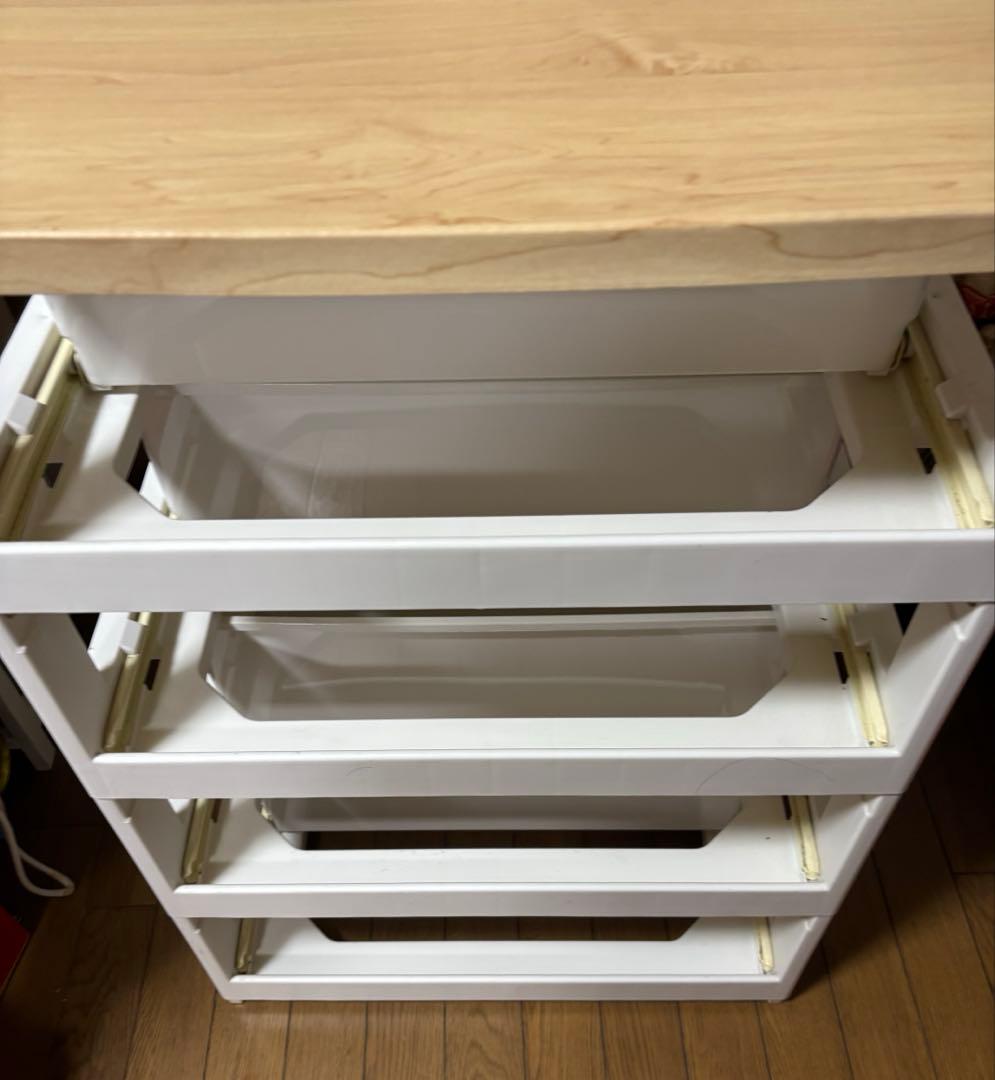 アイリスオーヤマ　カーズデザイン　天板あり　4段　チェス　タンス