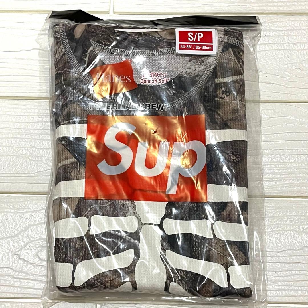 下着・アンダーウェア Supreme x Hanes Bones Thermal Crew \"Camo