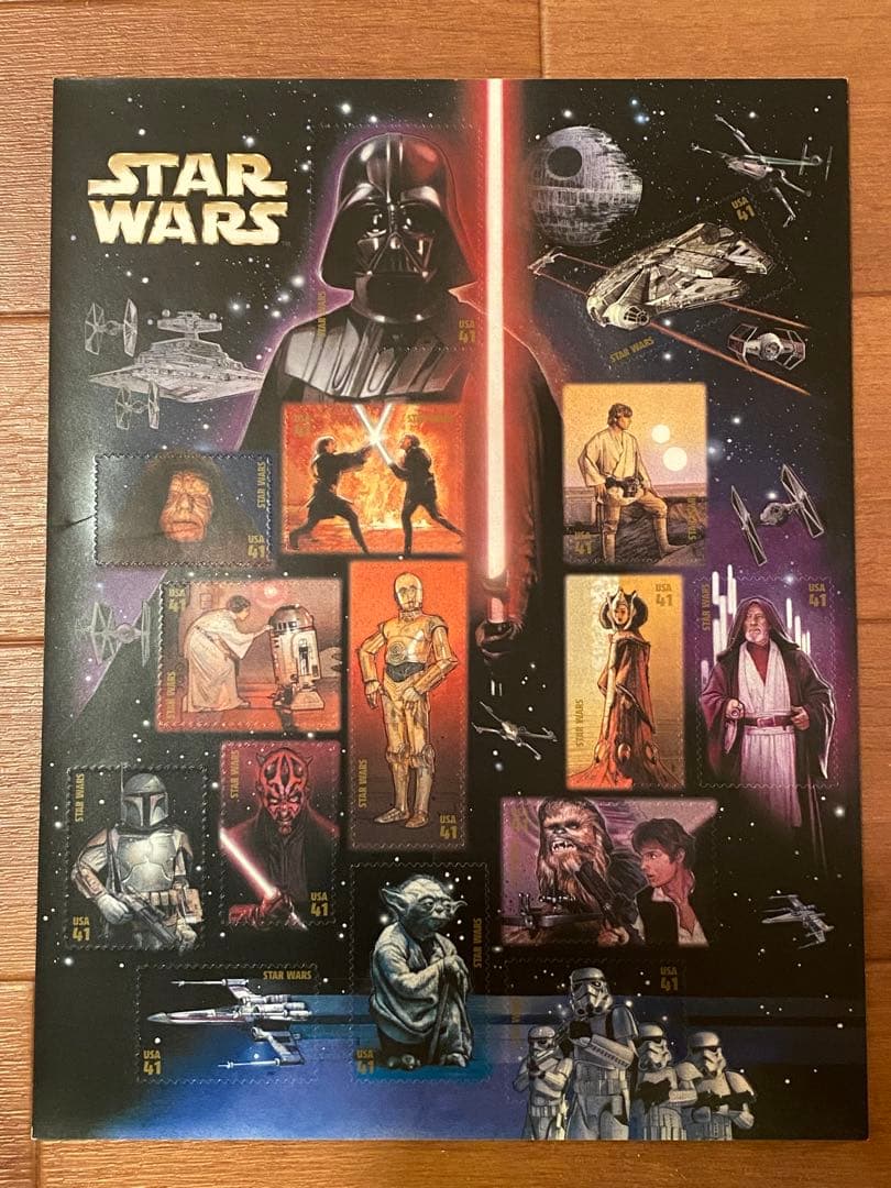 （未使用）スターウォーズ　アメリカ用　切手